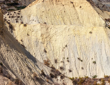 Full frame shot of rocks on land