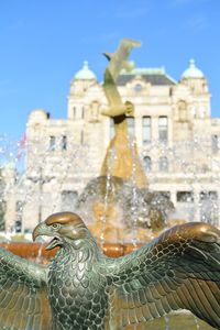 View of a fountain