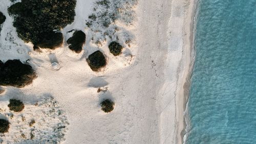 High angle view of swimming pool