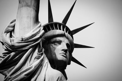 Statue of liberty against clear sky