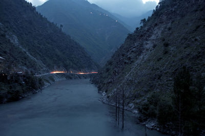 Scenic view of mountains