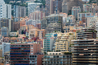 Full frame shot of modern buildings in city