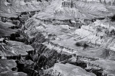 Full frame shot of rock formations