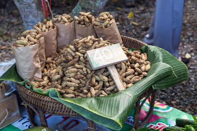 Close-up of food for sale at market stall