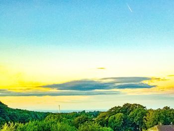 Scenic view of landscape against clear sky