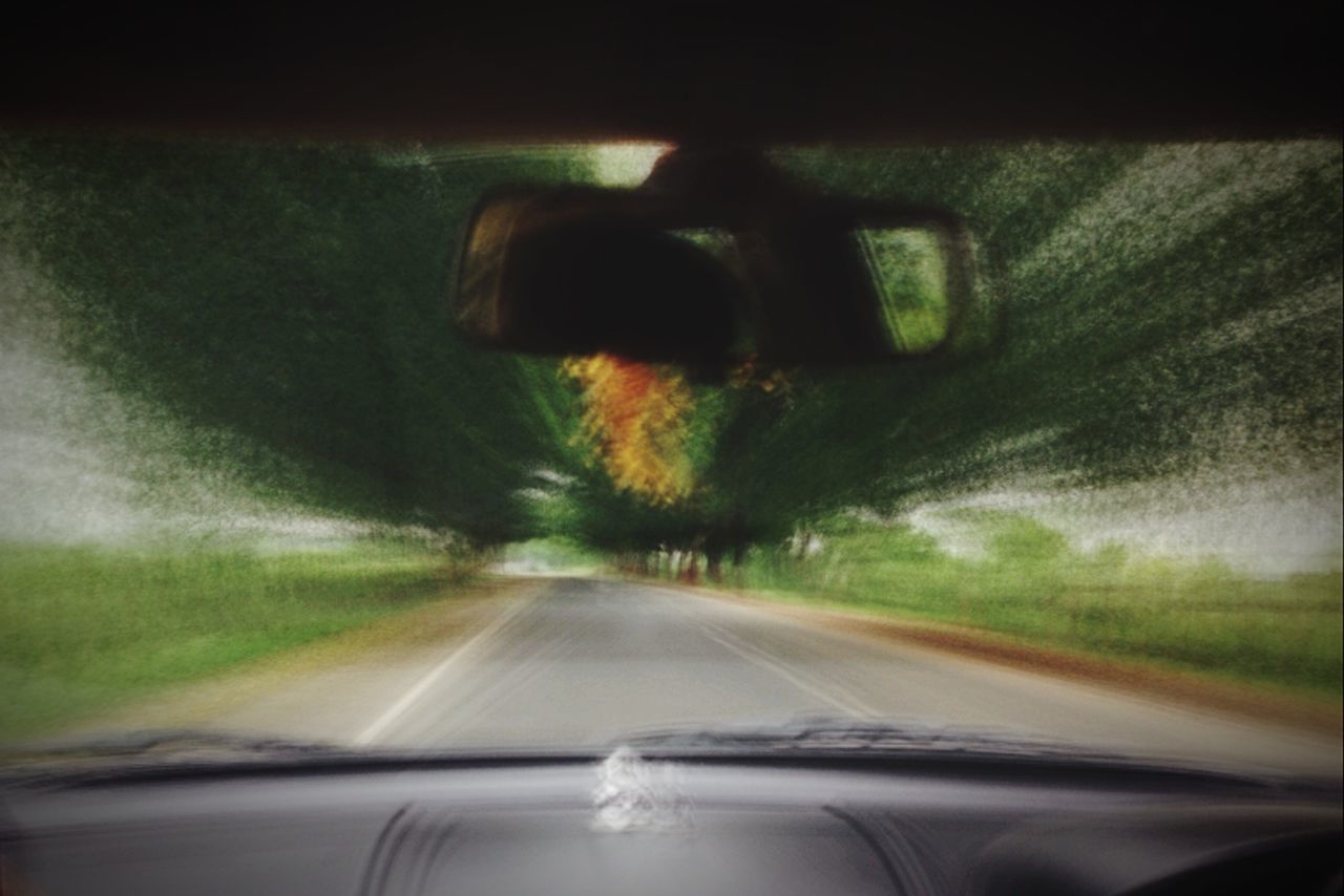 transportation, mode of transport, car, land vehicle, vehicle interior, windshield, car interior, glass - material, transparent, road, travel, on the move, window, car point of view, the way forward, motion, part of, road trip, road marking, journey