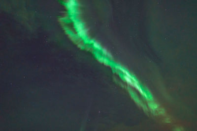 Low angle view of sky at night