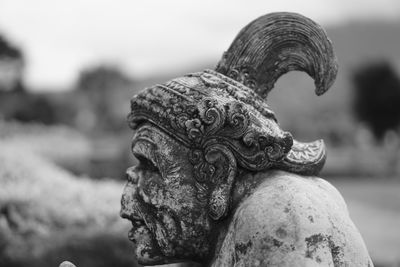 Close-up of statue