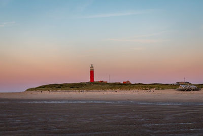 Lighthouse at seaside
