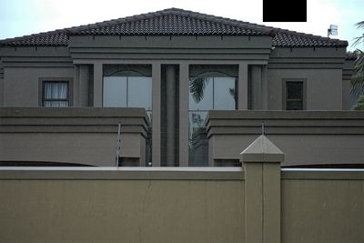 Low angle view of building against sky