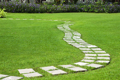 View of formal garden