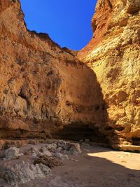 View of rock formations