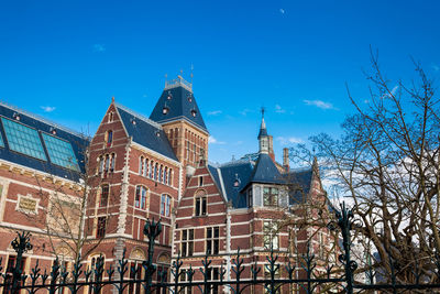 Low angle view of buildings against sky