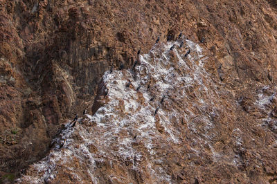 Rock formations in water