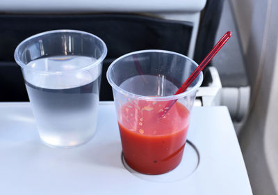 Close-up of drink on table