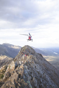 Scenic view of mountain against sky