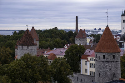 The city of tallinn, capital of estonia