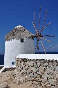 Built structure against blue sky