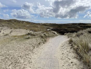 Hiking the dutch dunes at texel