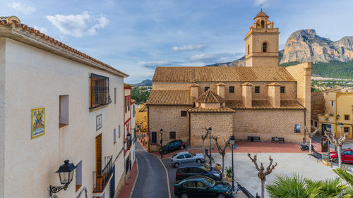 Low angle view of built structures
