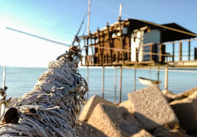 Fishing boat in sea