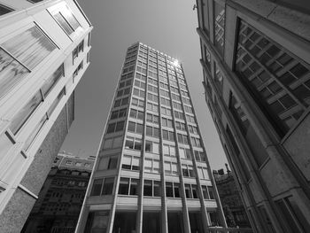 Low angle view of modern building