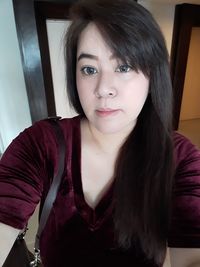 Portrait of beautiful young woman