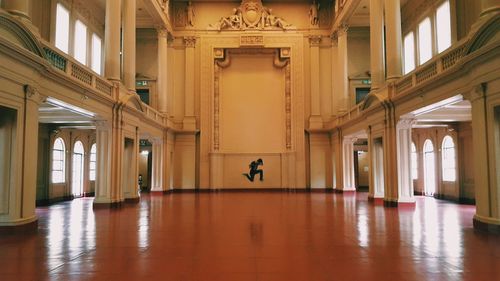 Interior of building