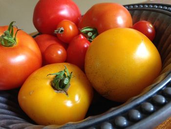 Close-up of red tomatoes