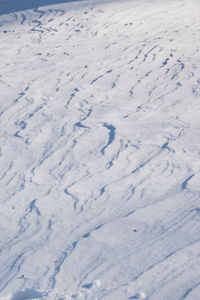 Scenic view of snow covered landscape