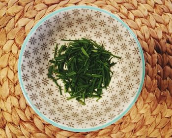 Directly above shot of salad in bowl