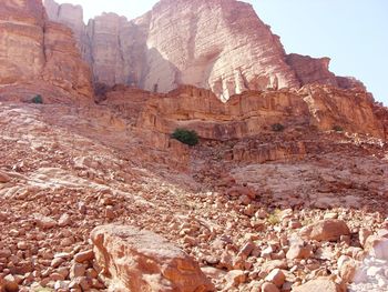 View of rock formations