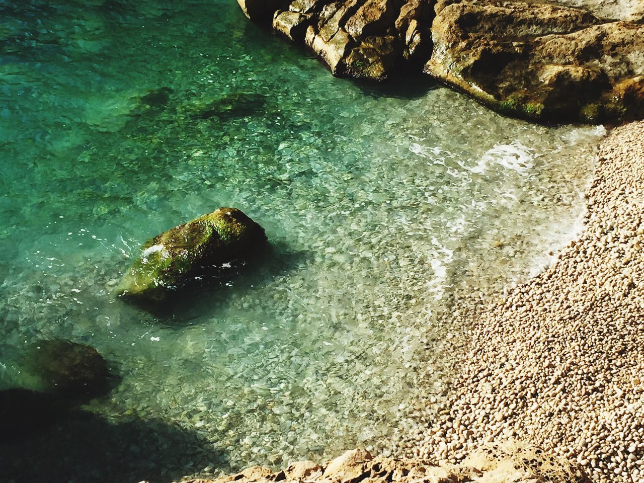 SCENIC VIEW OF ROCKY BEACH