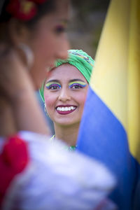 Portrait of a smiling young woman