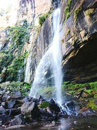 View of waterfall