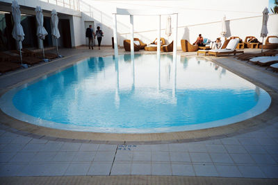 People swimming in pool