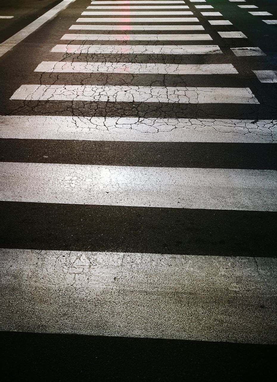 FULL FRAME SHOT OF ZEBRA CROSSING