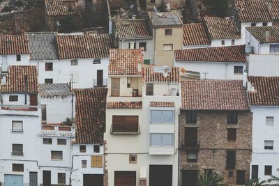 Residential buildings in city