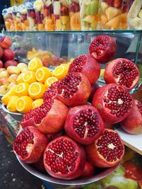 Close-up of fruits for sale in market