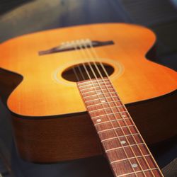 Close-up of guitar