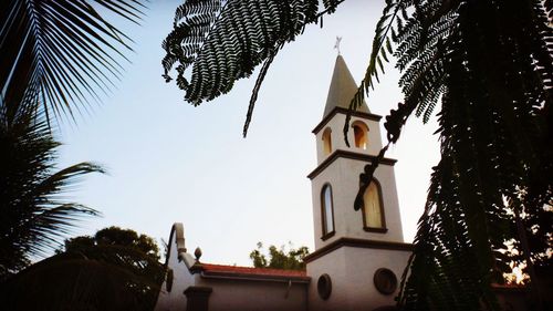 Low angle view of church