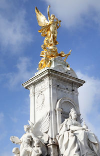 Low angle view of statue