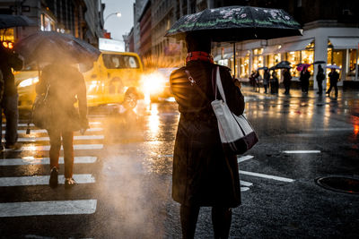 People on street in new york