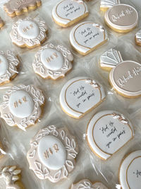 Full frame shot of multi colored buttons