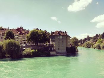 River with buildings in background