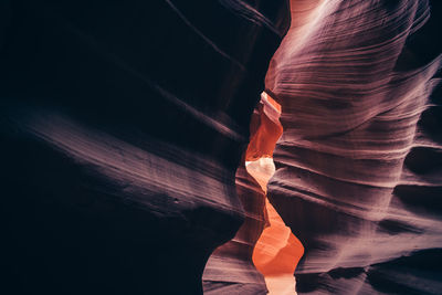 Sandstone at antelope canyon