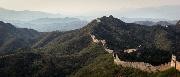 High angle view of a mountain