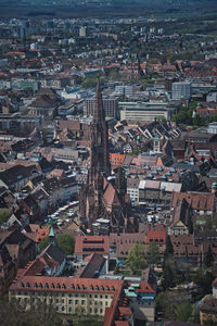 Freiburg minster, old church in freiburg im breisgau,