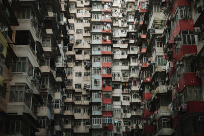 Full frame shot of residential buildings