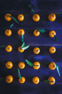 Close-up of food on wooden table